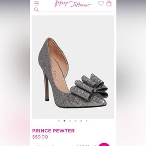 Betsy Johnson Heels PRINCE PEWTER